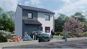 maison neuve à la vente -   57530  COURCELLES CHAUSSY, surface 94 m2 vente maison neuve - UBI414701694